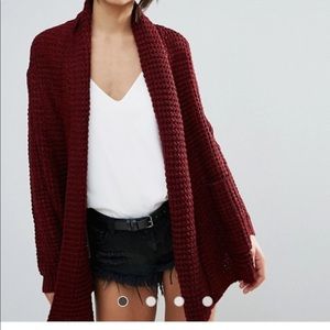 John & Jenn Manon Turn Back Collar Cardigan XS